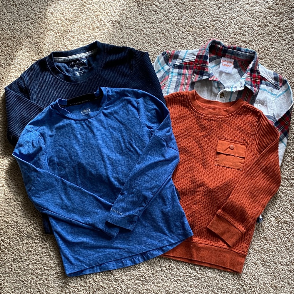 Boy’s Long Sleeve Shirt Bundle